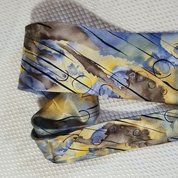 J.GARCIA WETLANDS MENS 10)% SILK TIE COLLECTION FIFTY SEVEN. - Picture 3 of 7
